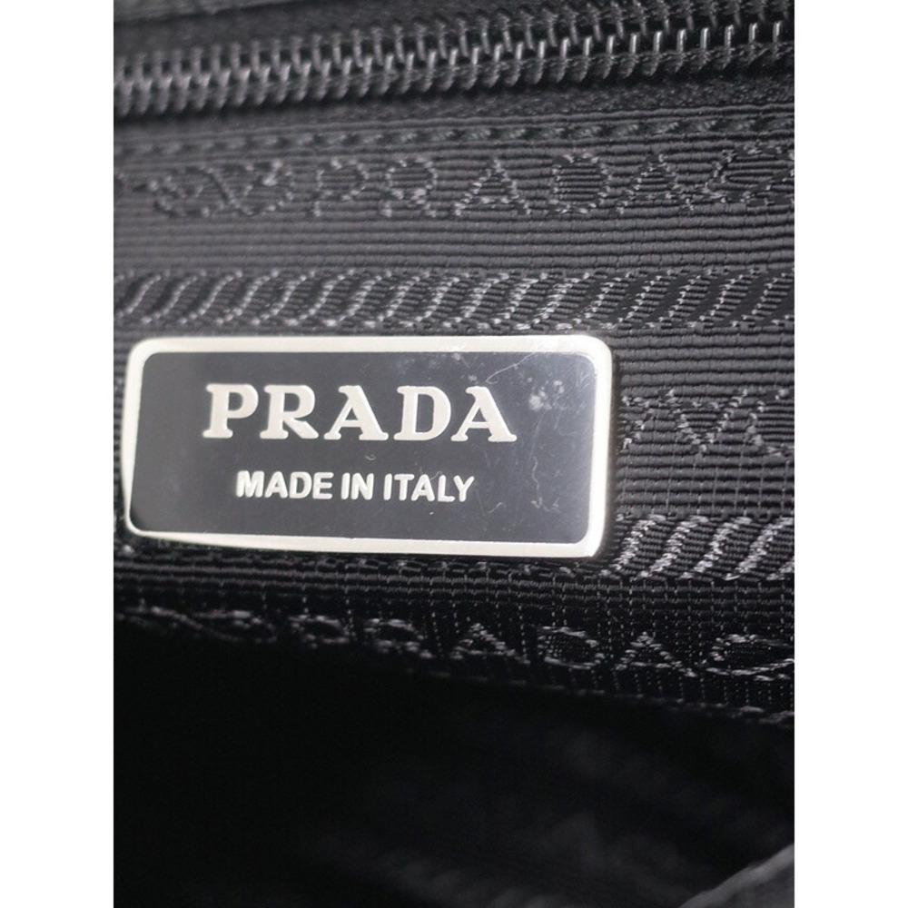Prada Tessuto Crossbody messenger bag saffiano Leather Nero Black - Picture 8 of 9